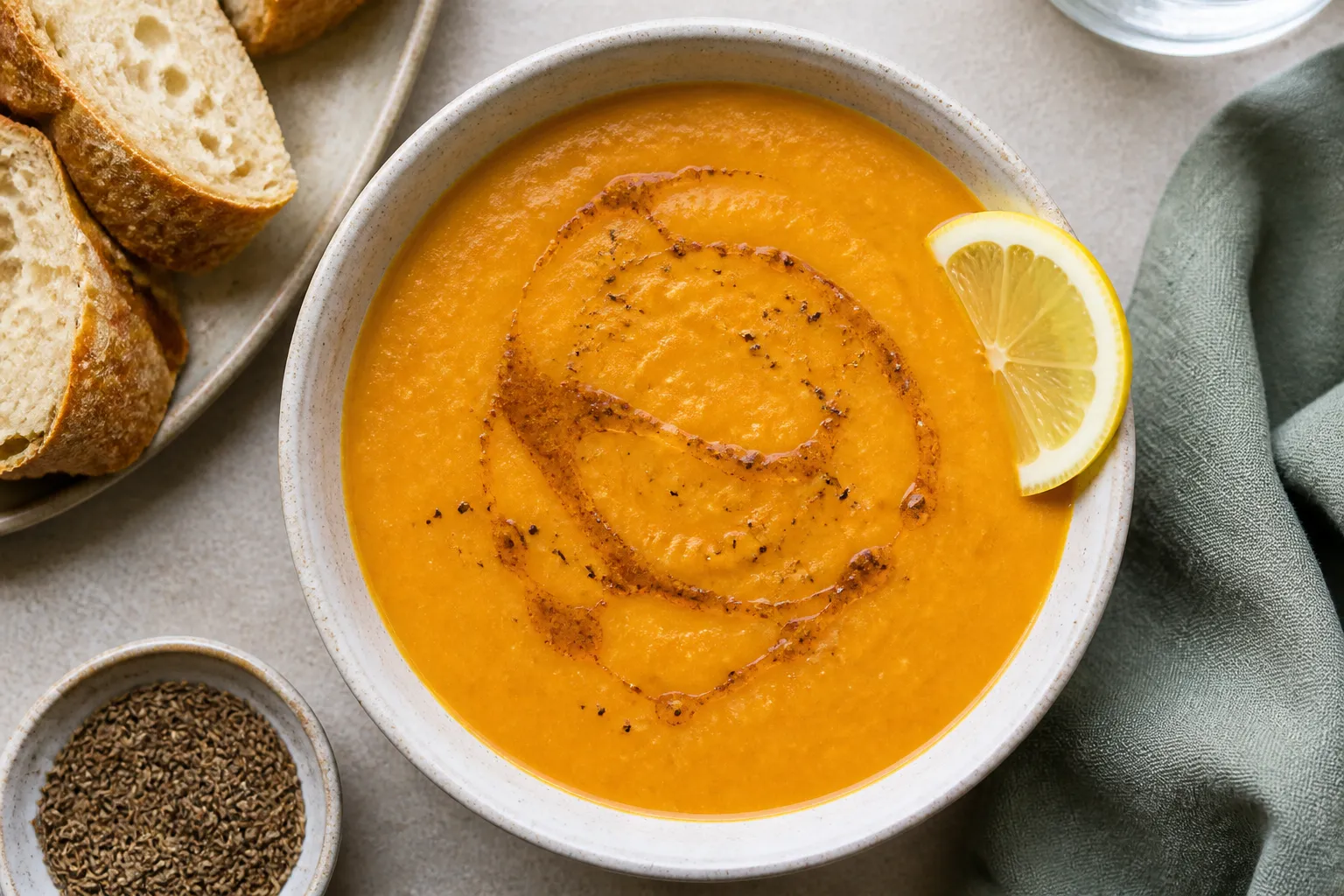 Mercimek çorbası – tyrkisk rød linsesuppe