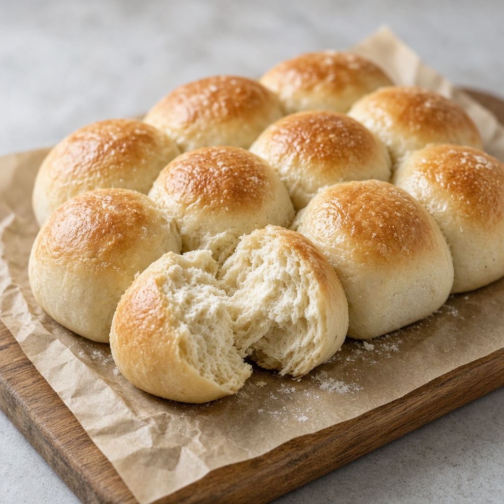 Petits pains moelleux à la levure sèche