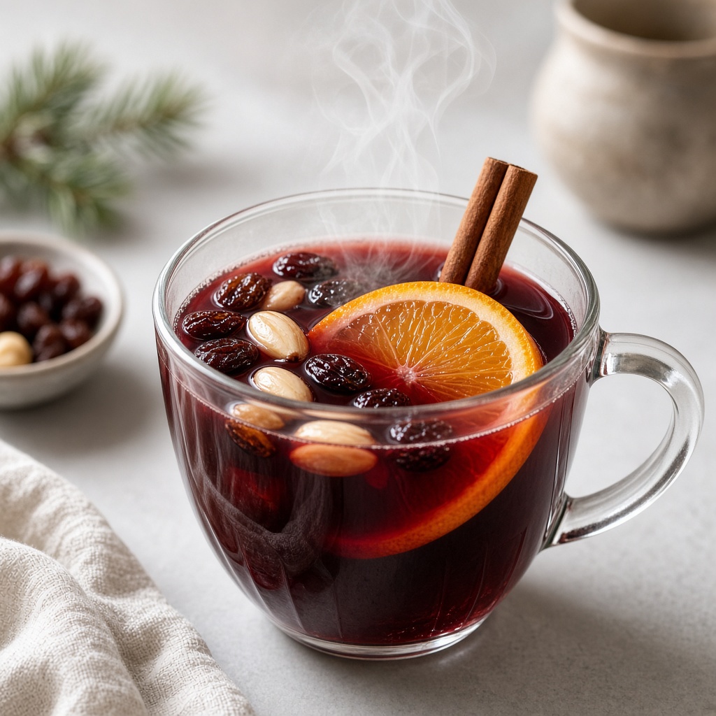 Vin chaud à la mijoteuse