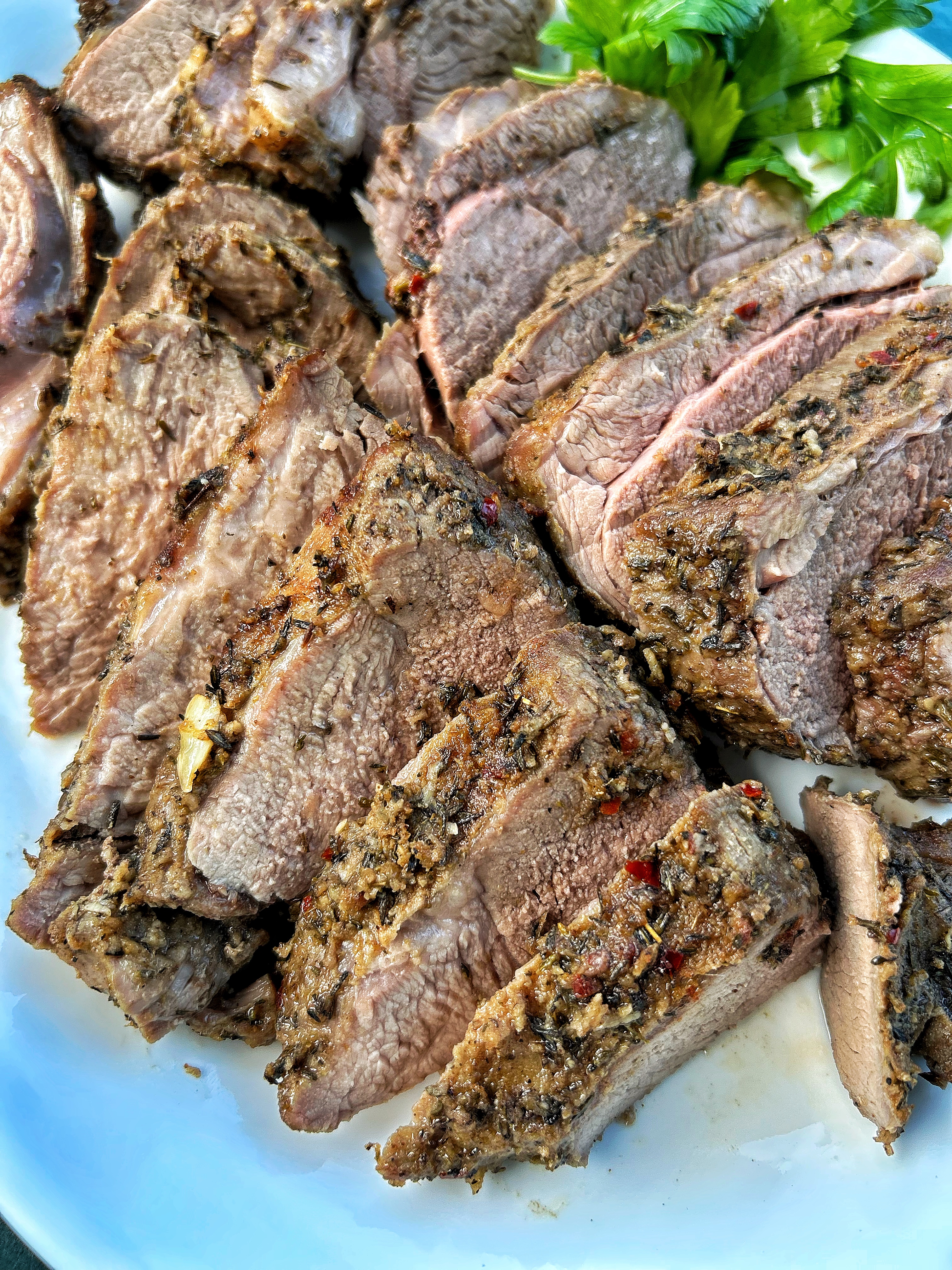 Oven-Roasted Boneless Leg of Lamb with Pan Gravy