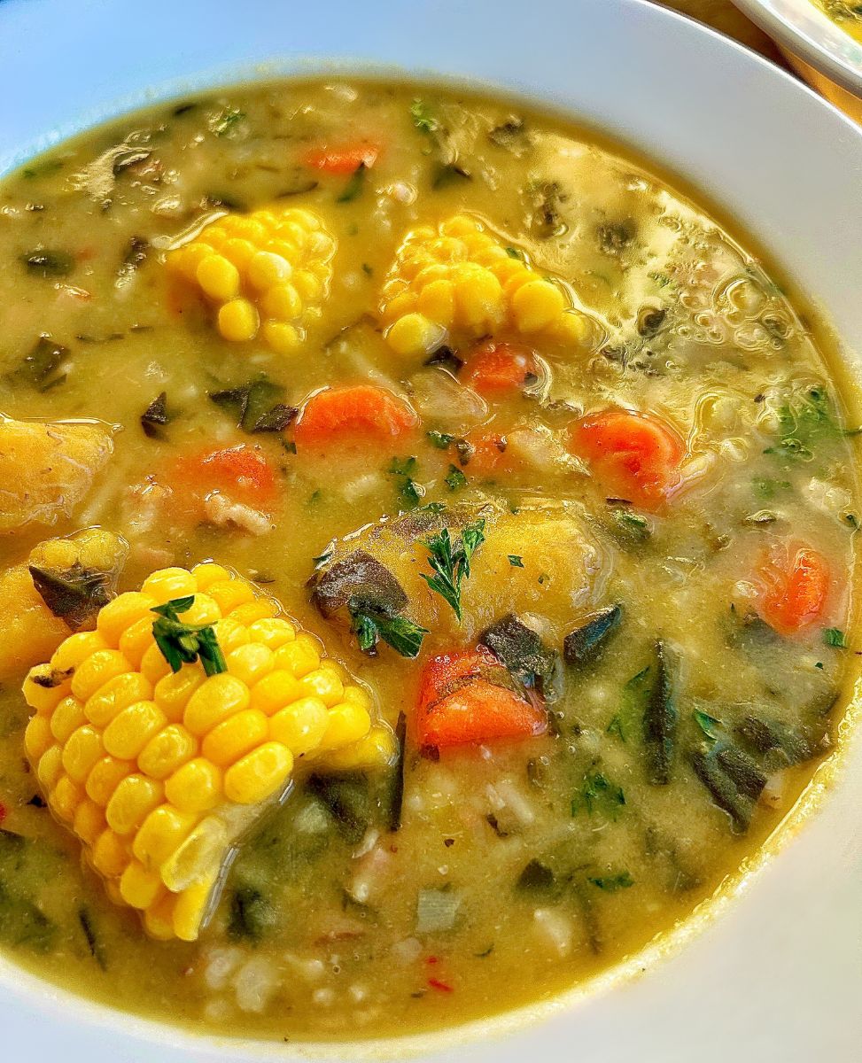 A Taste of Home: Guyanese Split Peas Soup with Smoky Bacon