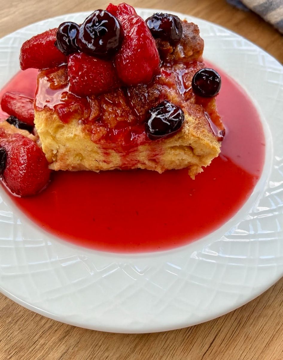 Brioche Custard French Toast Casserole