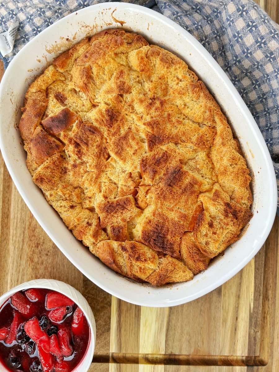 Brioche Custard French Toast Casserole