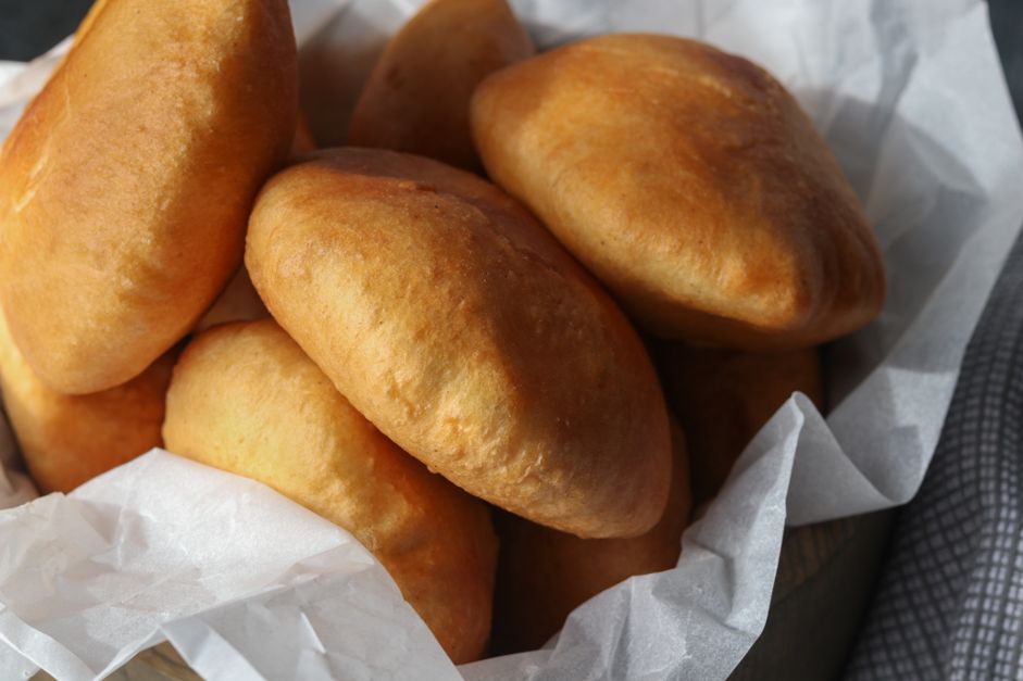 Caribbean Fried Bakes + Saltfish