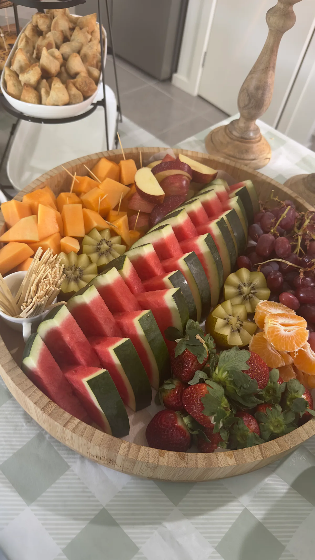 Fresh fruit platter