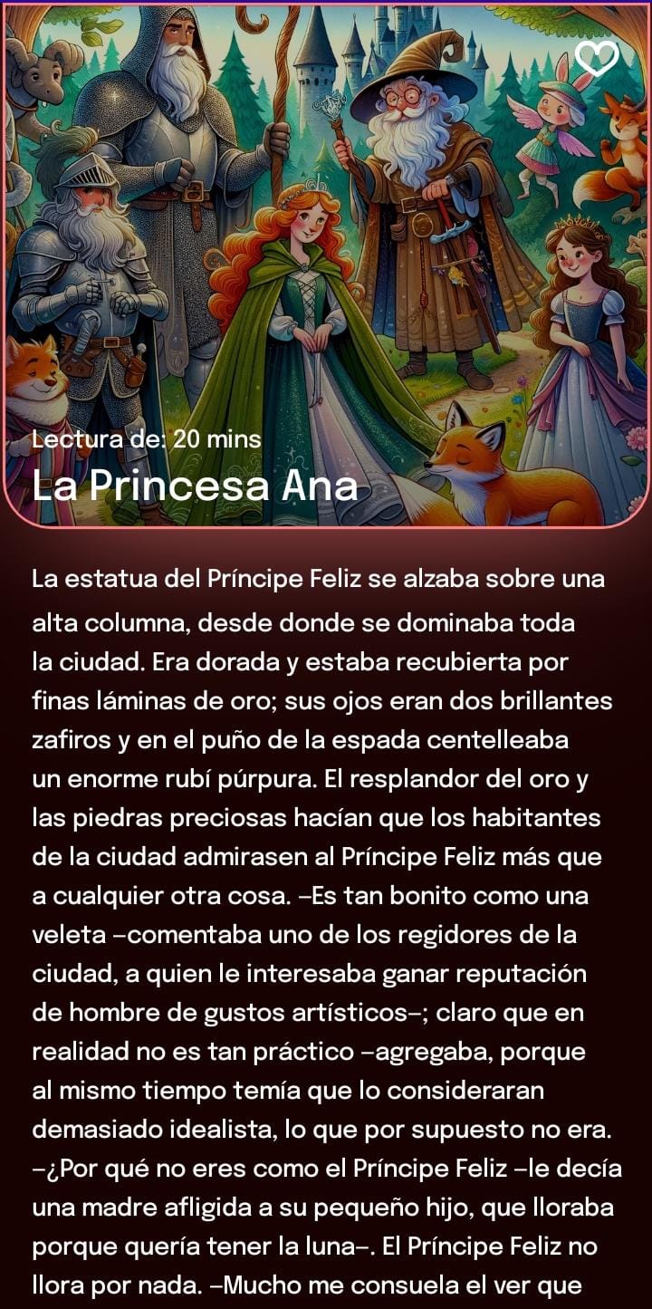 App Movil de Cuentos Maravillosos - Imagen 3