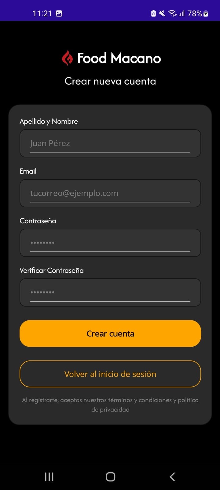 Aplicacion Movil para un restaurante - Imagen 2