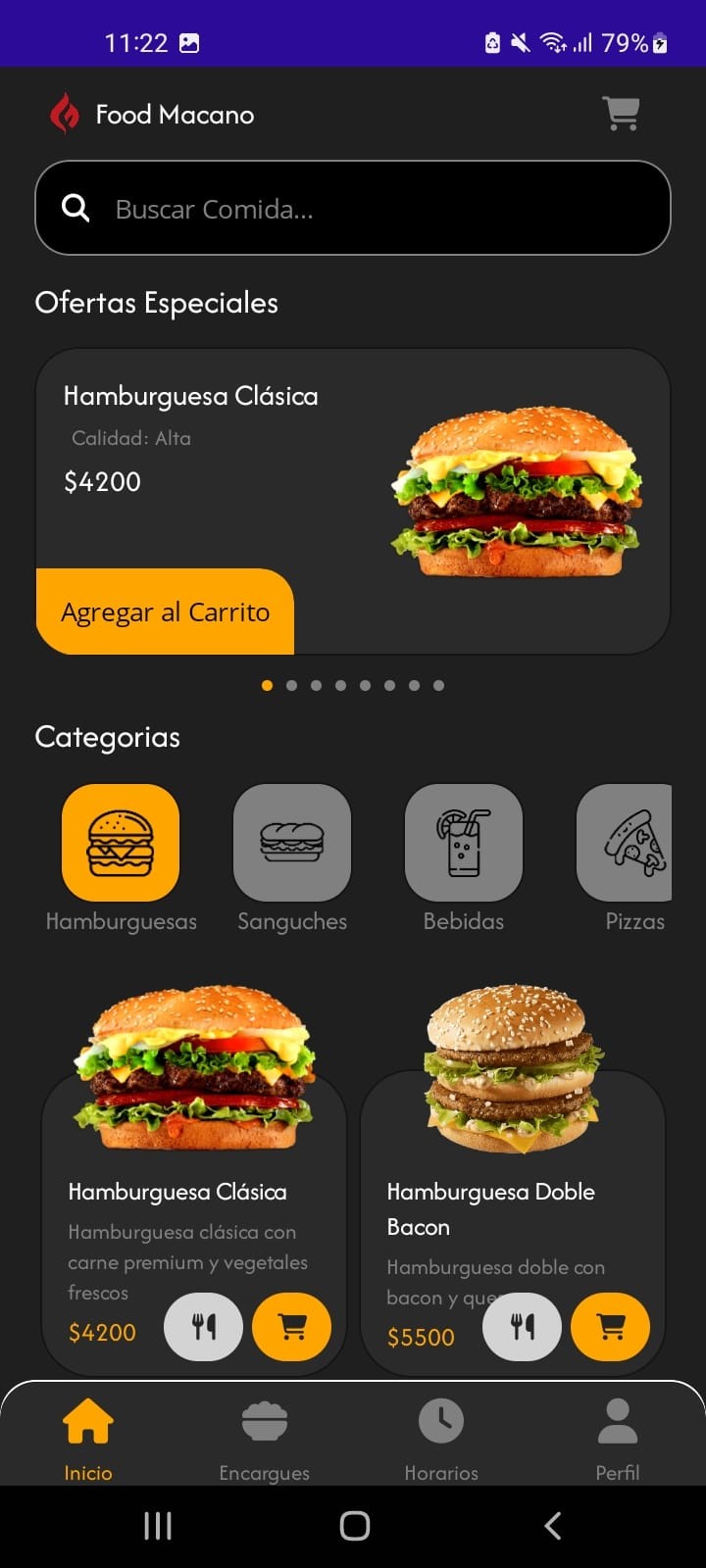 Aplicacion Movil para un restaurante - Imagen 3