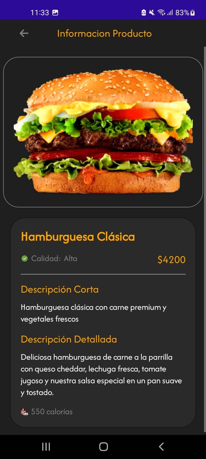 Aplicacion Movil para un restaurante - Imagen 4