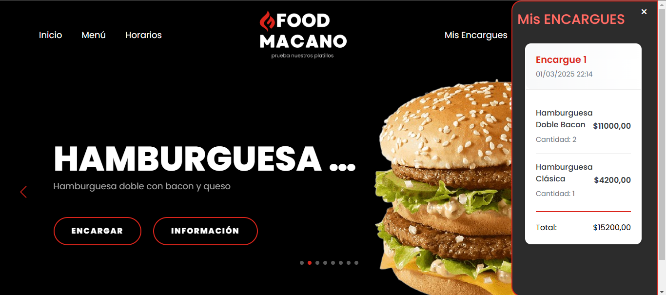 Plataforma Web para un restaurante - Imagen 6
