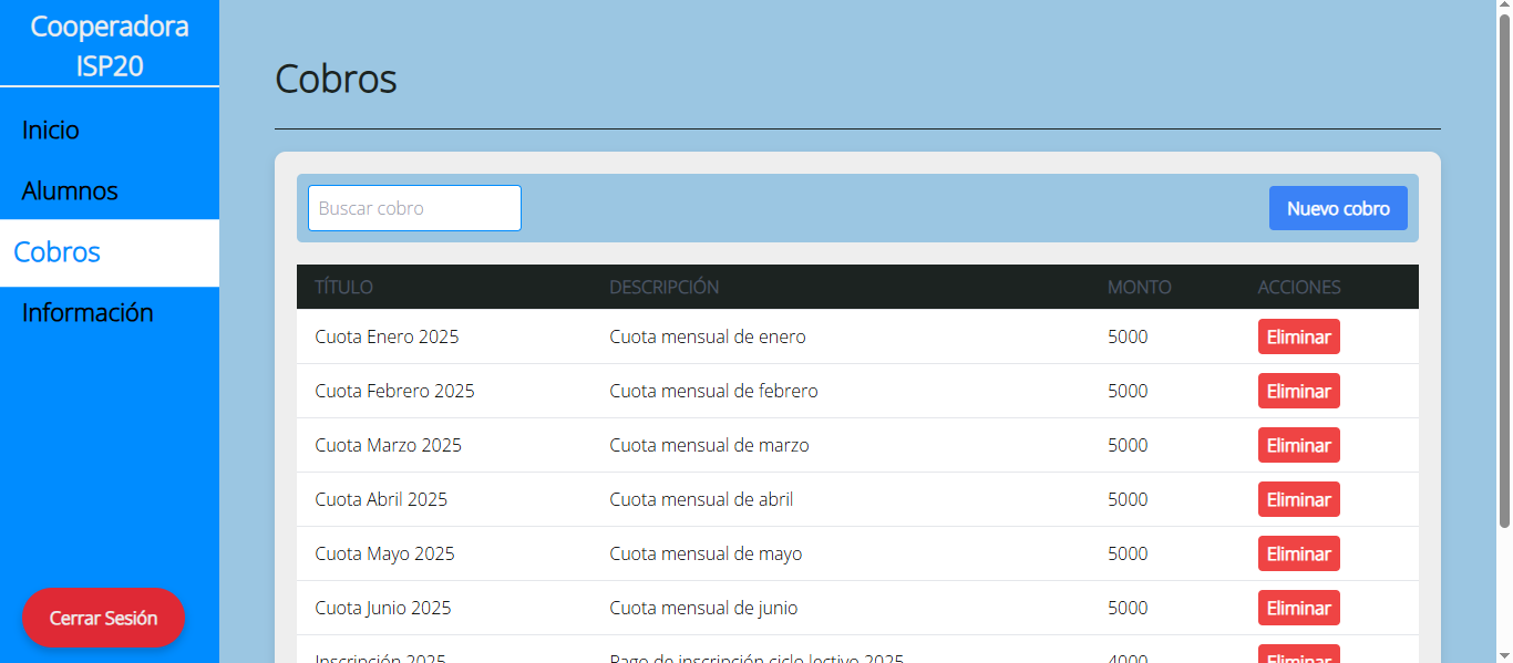 Plataforma para una Cooperadora Escolar - Imagen 4