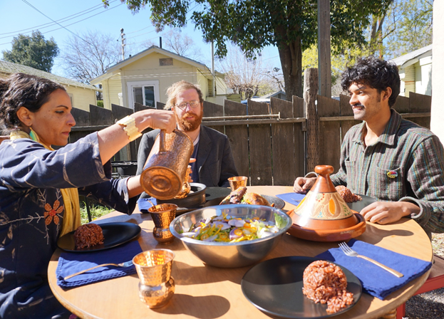 Gathering around the Dinner table