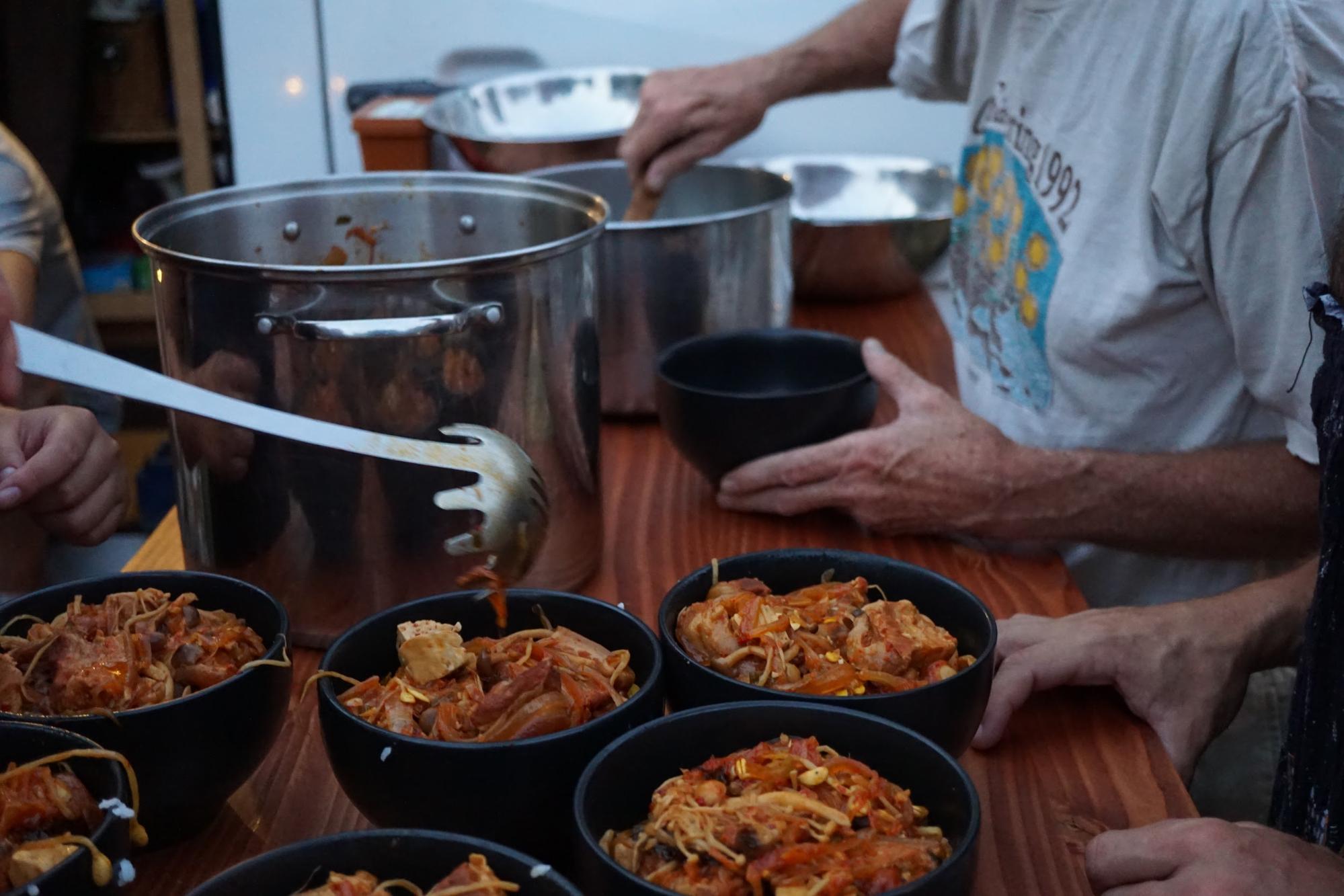 Serving Food