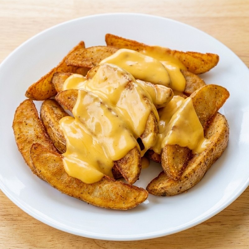 Papas gajo con queso