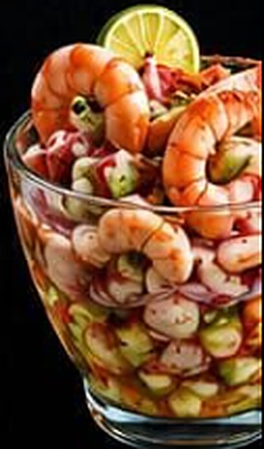 Ceviche de camarón