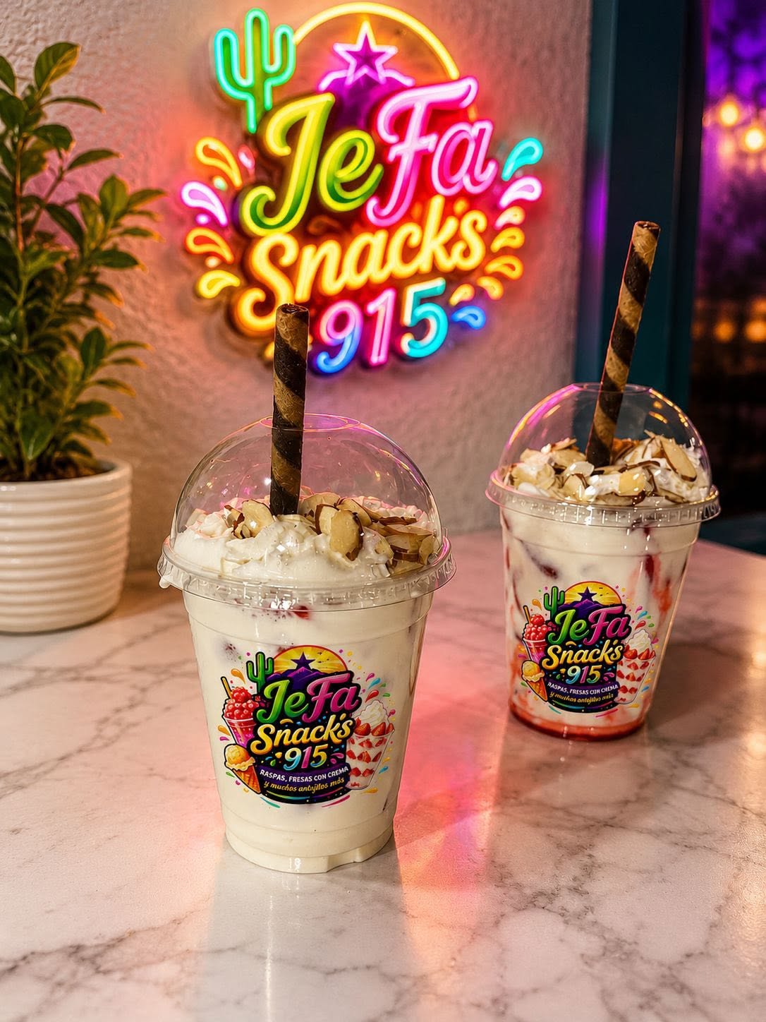 Fresas con Crema Naturales