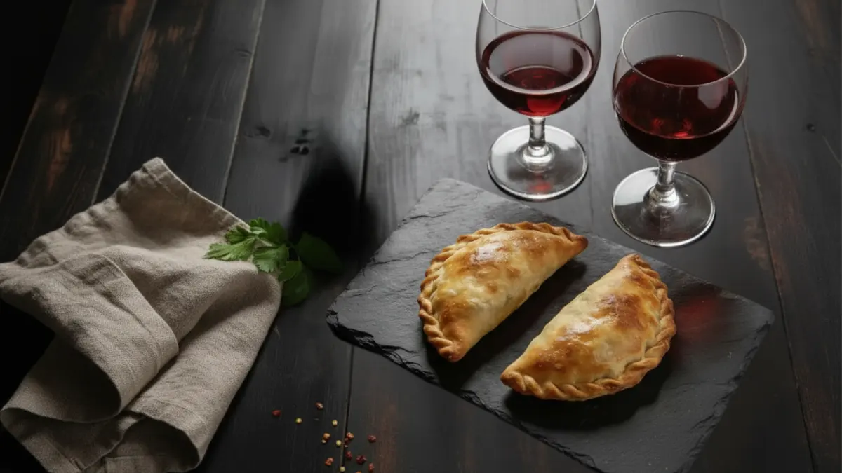 2x1 copa de vino + empanada argentina en Capitán Beto