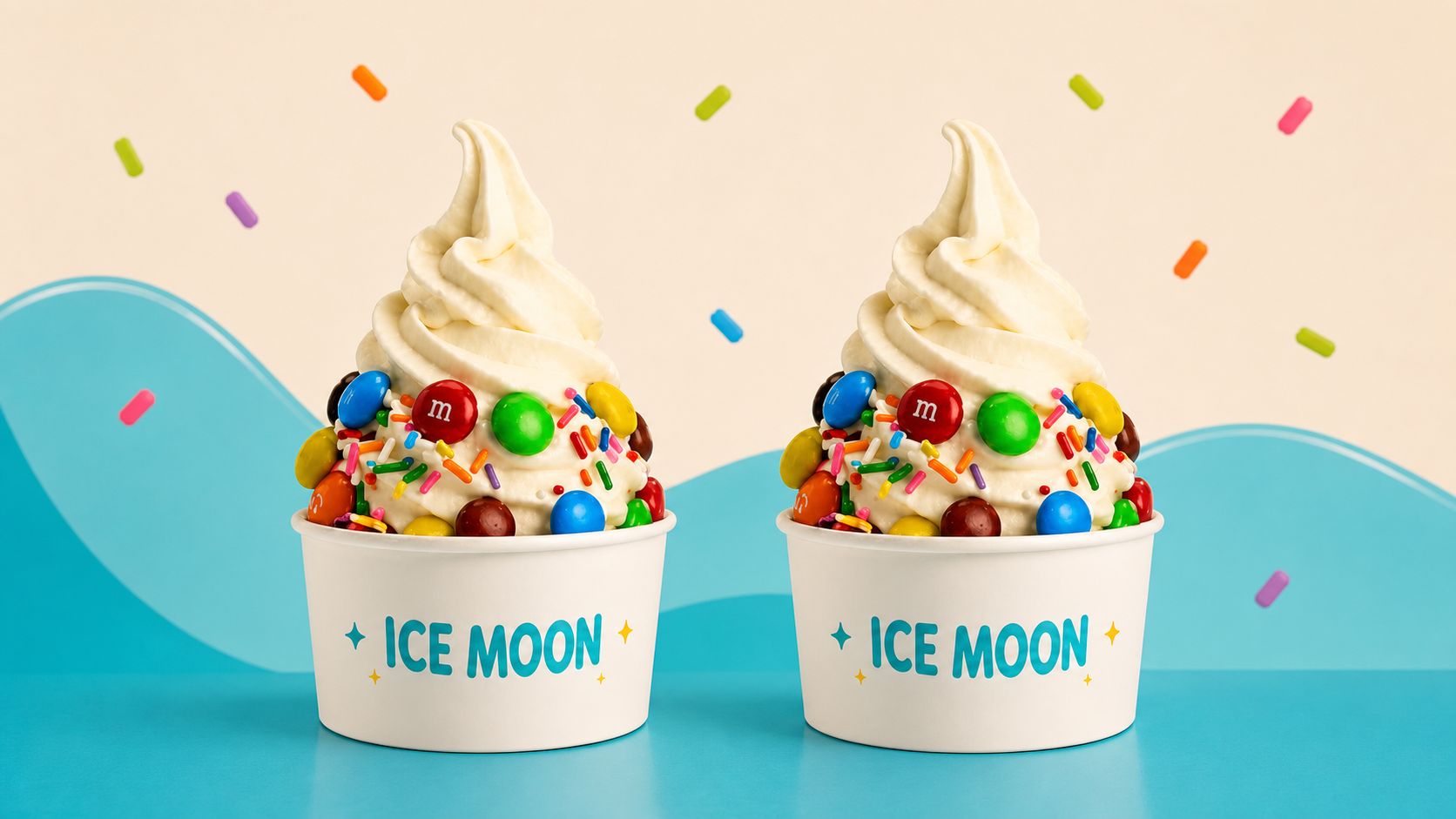 2x1 Helado de yogurt cremoso (tarrina pequeña) en Ice Moon