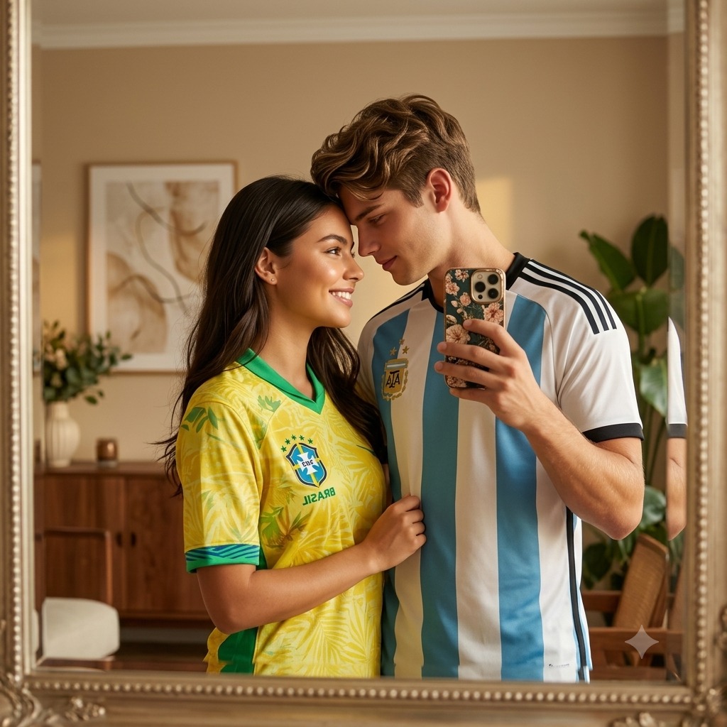🇦🇷 Argentina × 🇧🇷 Brazil Couple