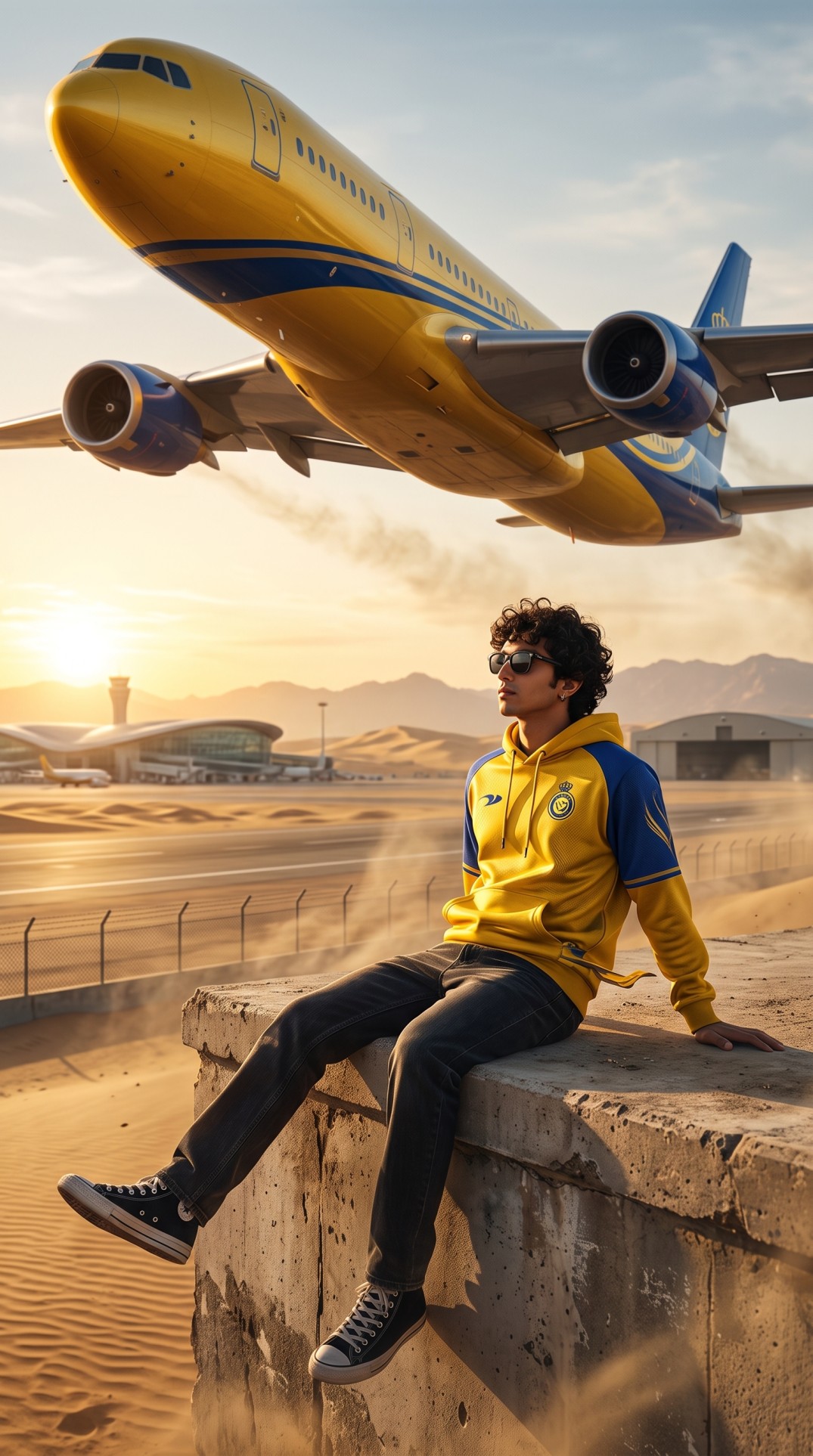 Al-Nassr FC – Golden Desert Flight ✈️💛