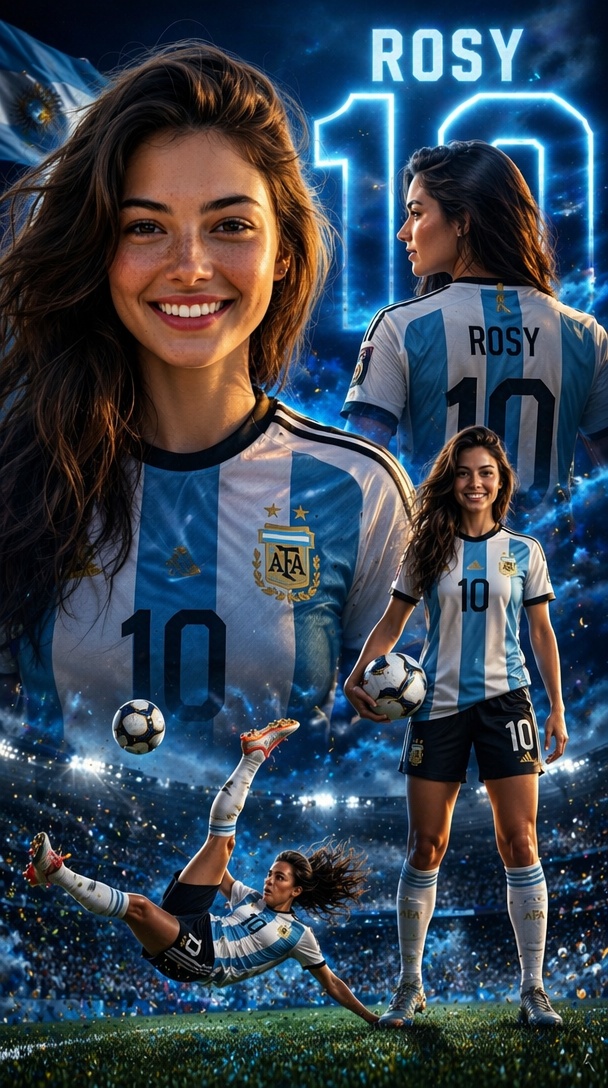 Cinematic professional football (soccer) poster