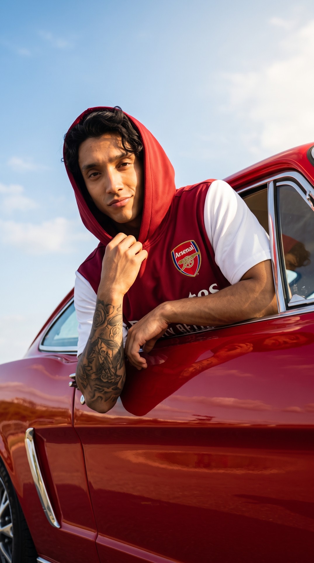 Arsenal luxury fashion portrait