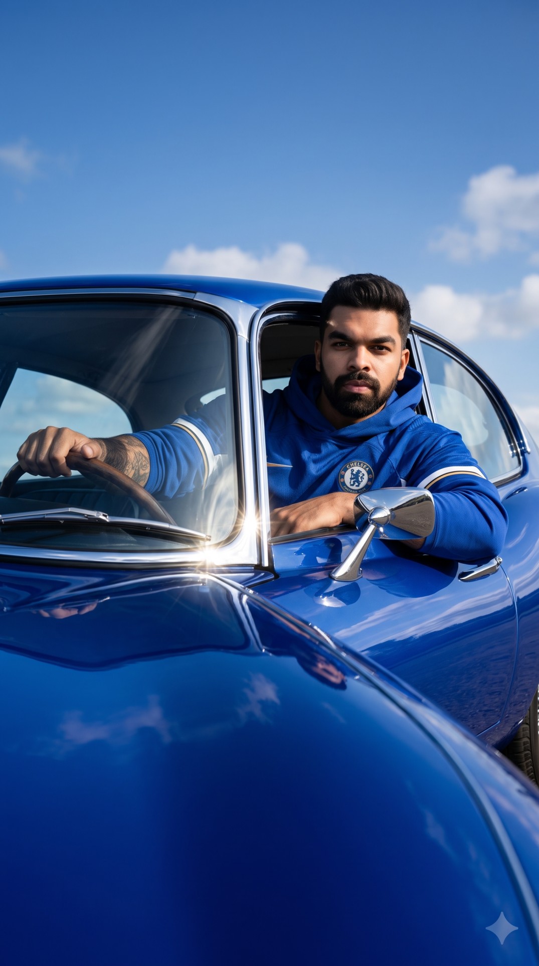 Chelsea FC luxury fashion portrait