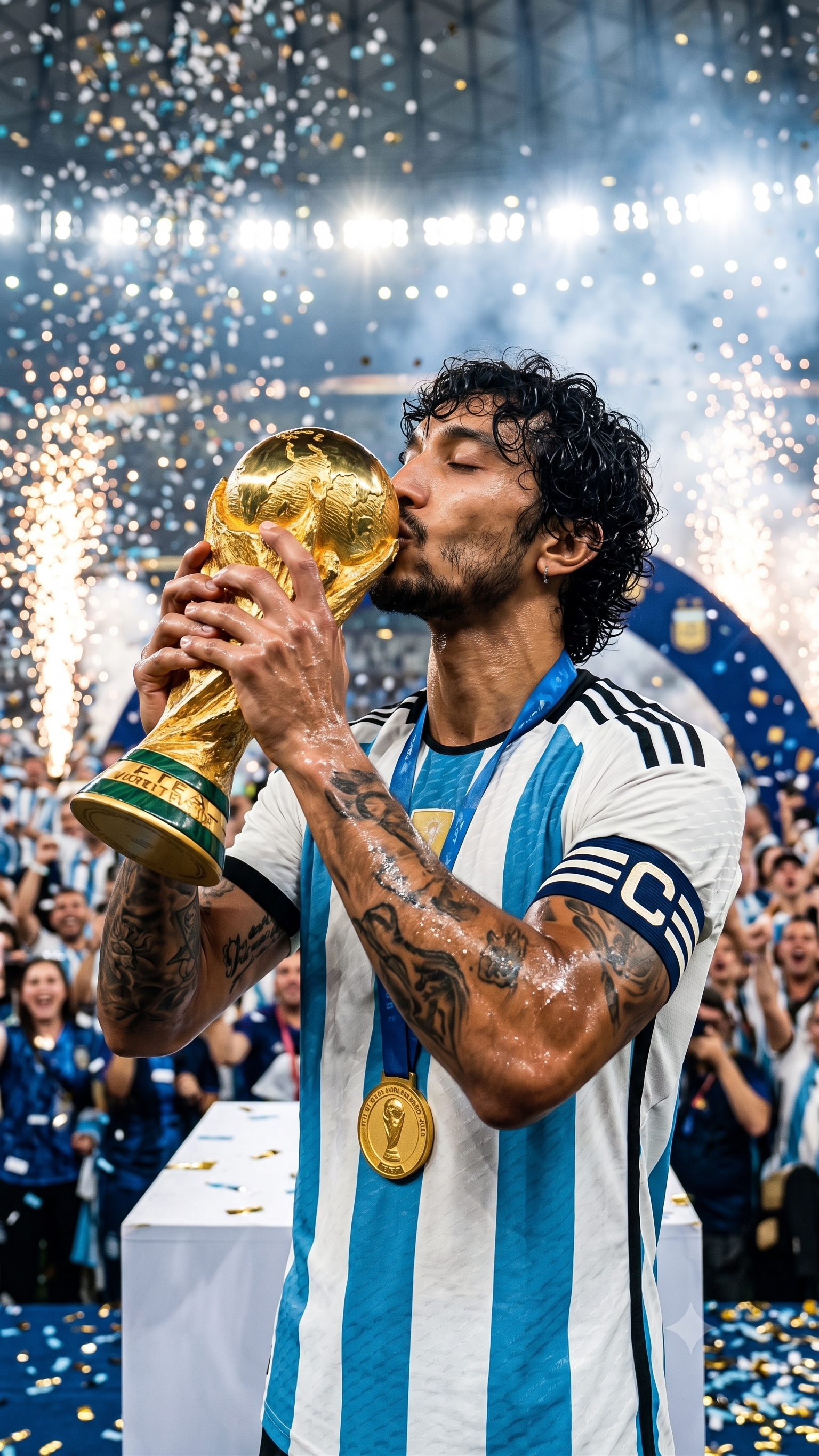 FIFA WC - Argentina AI prompt artwork
