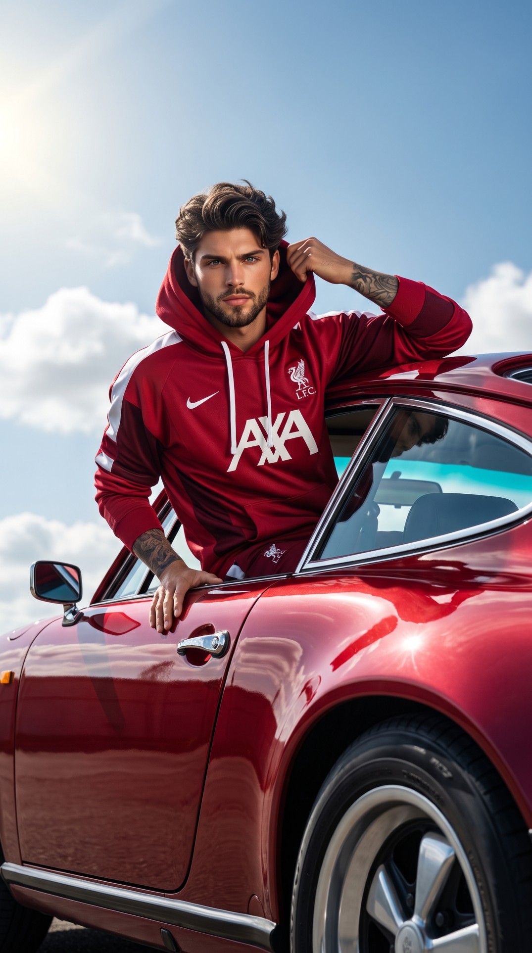 Liverpool FC luxury fashion portrait