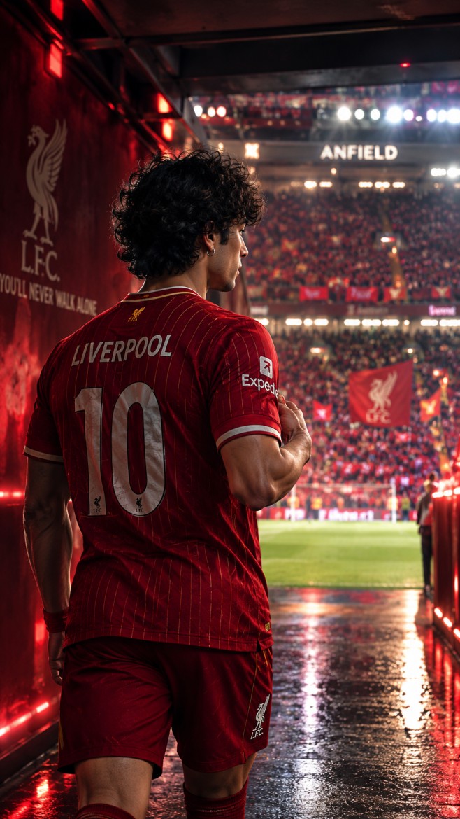 Red Jersey Walkout at Anfield