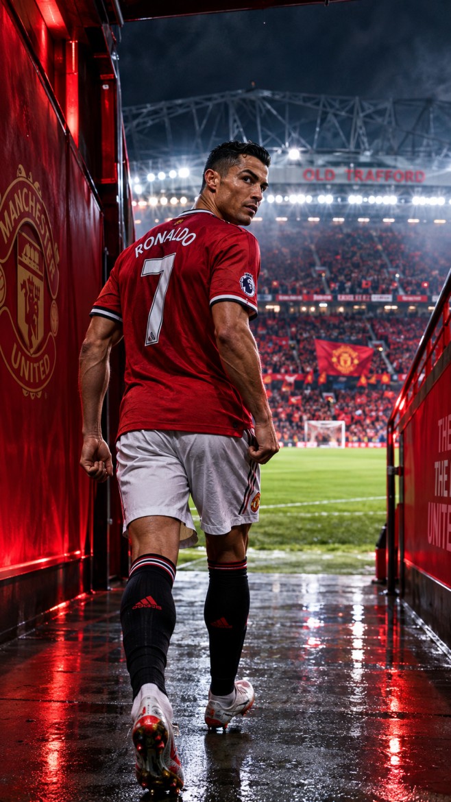 Ronaldo’s Dramatic Old Trafford Entrance