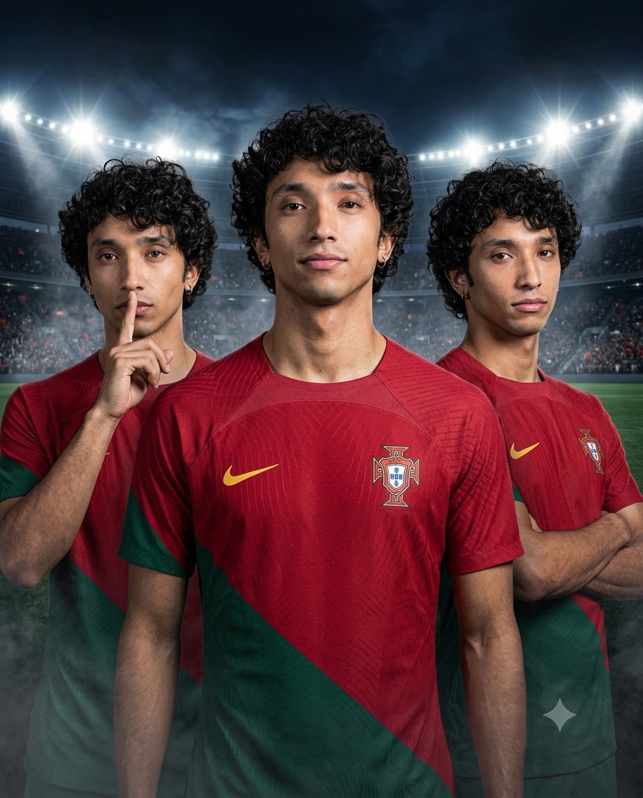 Cinematic Football Poster - Portugal