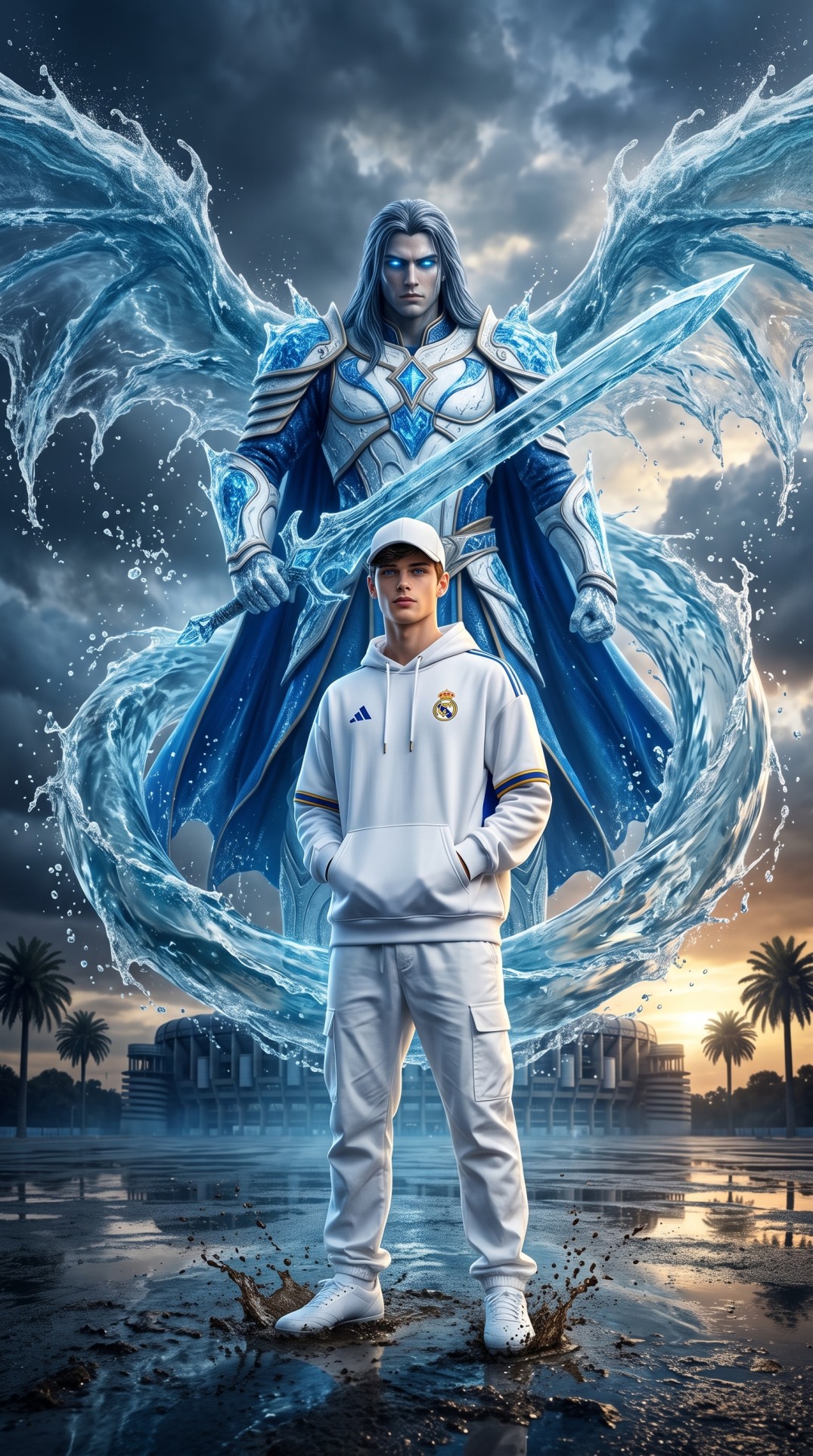 Real Madrid — Ocean Guardian Awakening AI prompt artwork