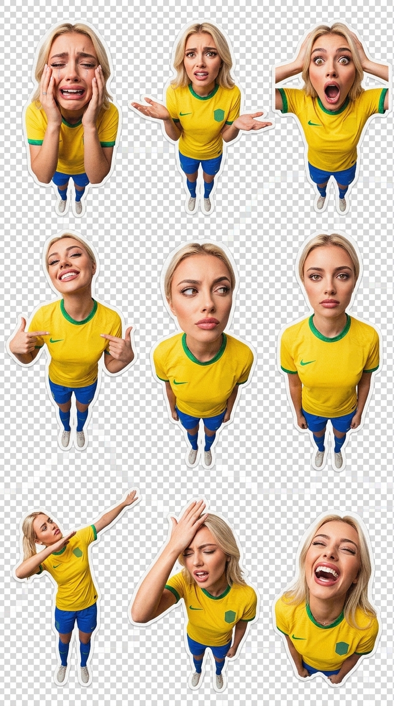 Brazil-inspired yellow football jersey
