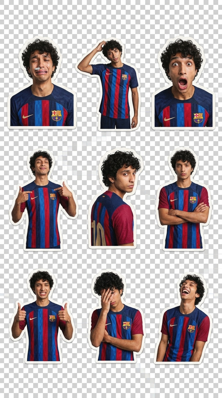 FC Barcelona-inspired styling and chaotic