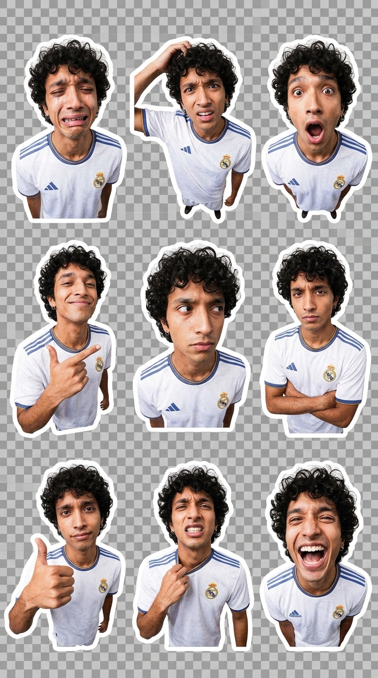Real Madrid-inspired kit AI prompt artwork