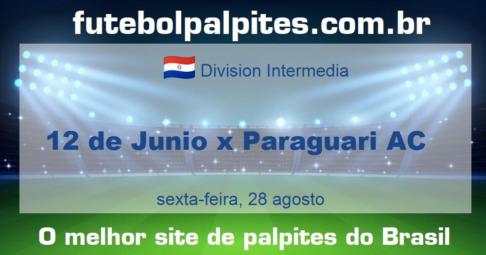 12 de Junio x Paraguari AC 12 de Junio x Paraguari AC