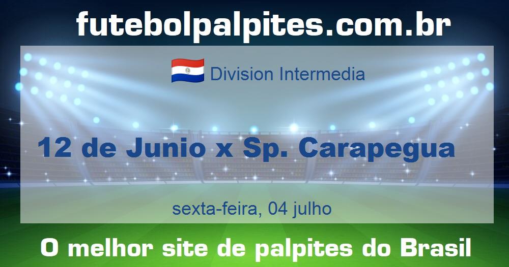 12 de Junio x Sp. Carapegua