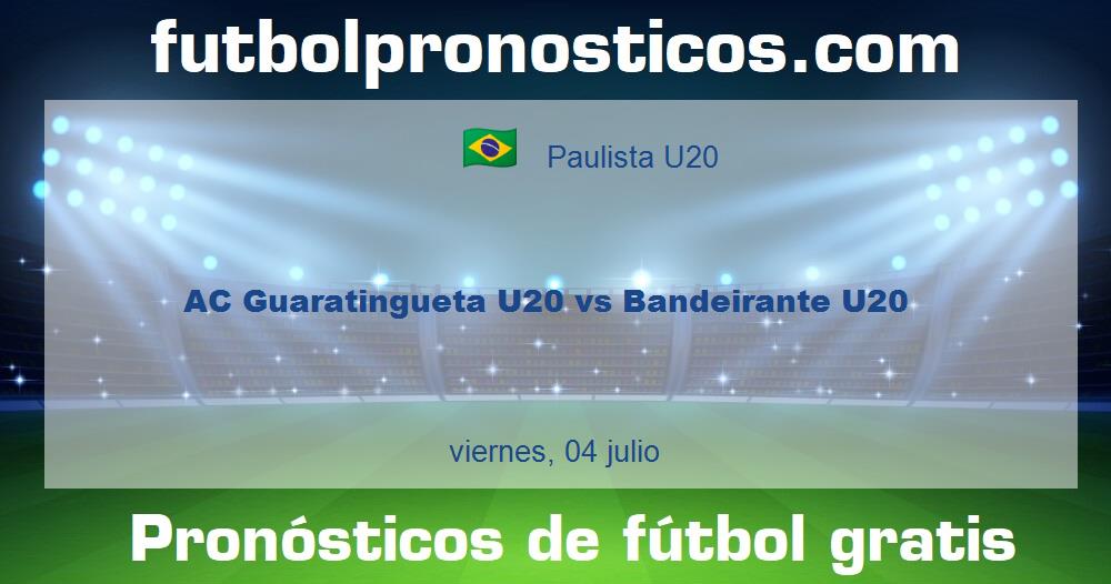 AC Guaratingueta U20 vs Bandeirante U20