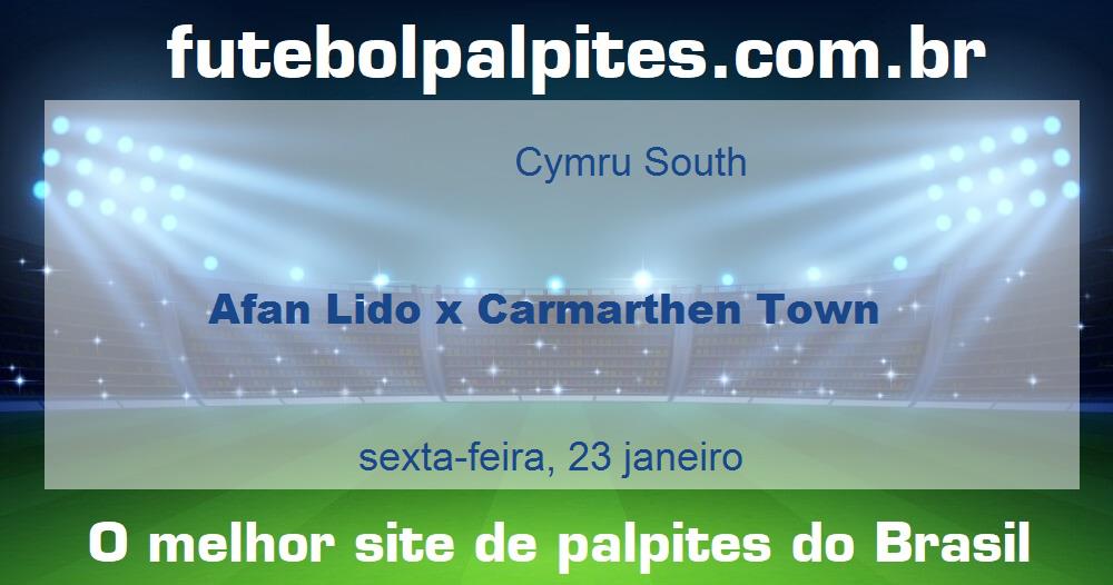 Afan Lido x Carmarthen Town Afan Lido x Carmarthen Town
