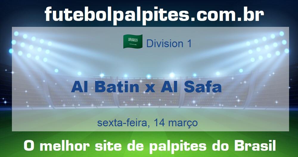 Al Batin x Al Safa