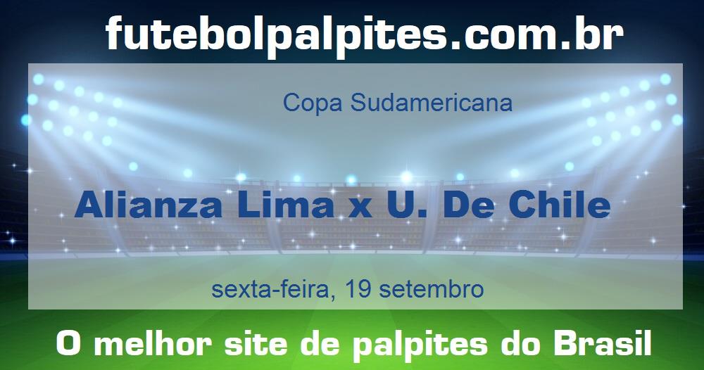 Alianza Lima x U. De Chile