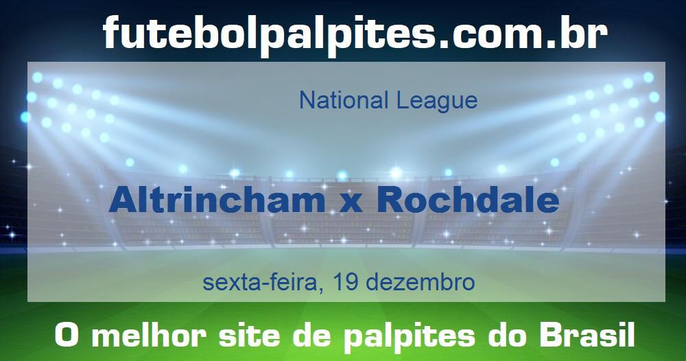 Altrincham x Rochdale Altrincham x Rochdale