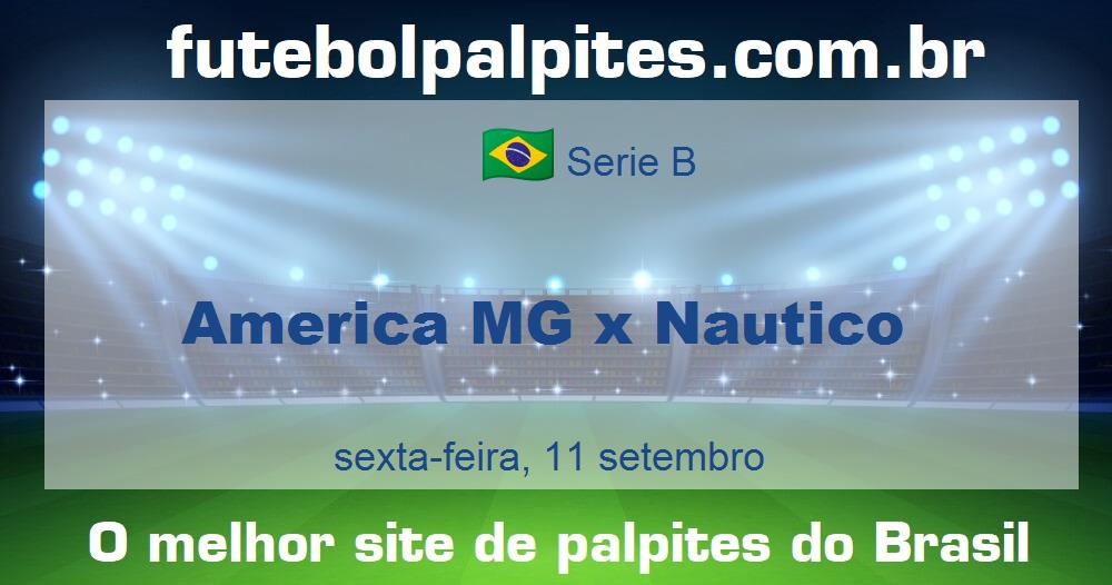 America MG x Nautico America MG x Nautico