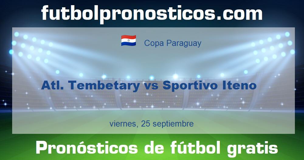 Atl. Tembetary vs Sportivo Iteno