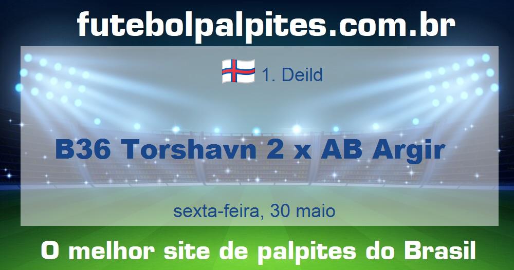 B36 Torshavn 2 x AB Argir B36 Torshavn 2 x AB Argir
