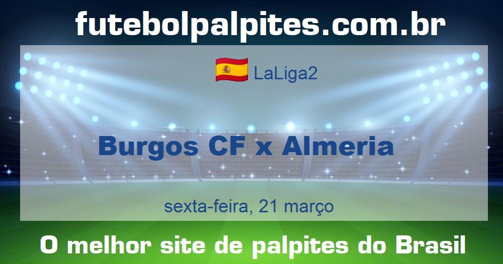 Burgos CF x Almeria