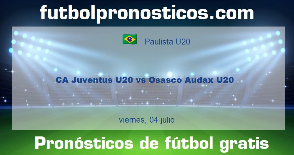 CA Juventus U20 vs Osasco Audax U20