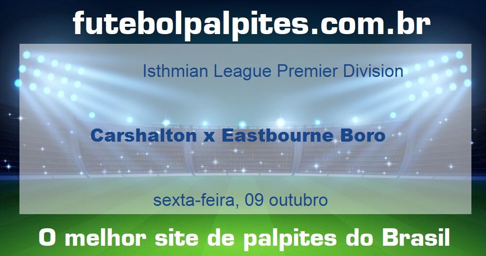 Carshalton x Eastbourne Boro Carshalton x Eastbourne Boro