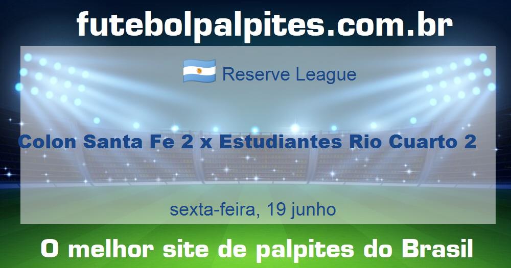 Colon Santa Fe 2 x Estudiantes Rio Cuarto 2 Colon Santa Fe 2 x Estudiantes Rio Cuarto 2